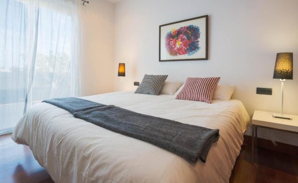 bedroom at he the villa in lanzarote with private pool